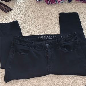 American Eagle black skinny jeans